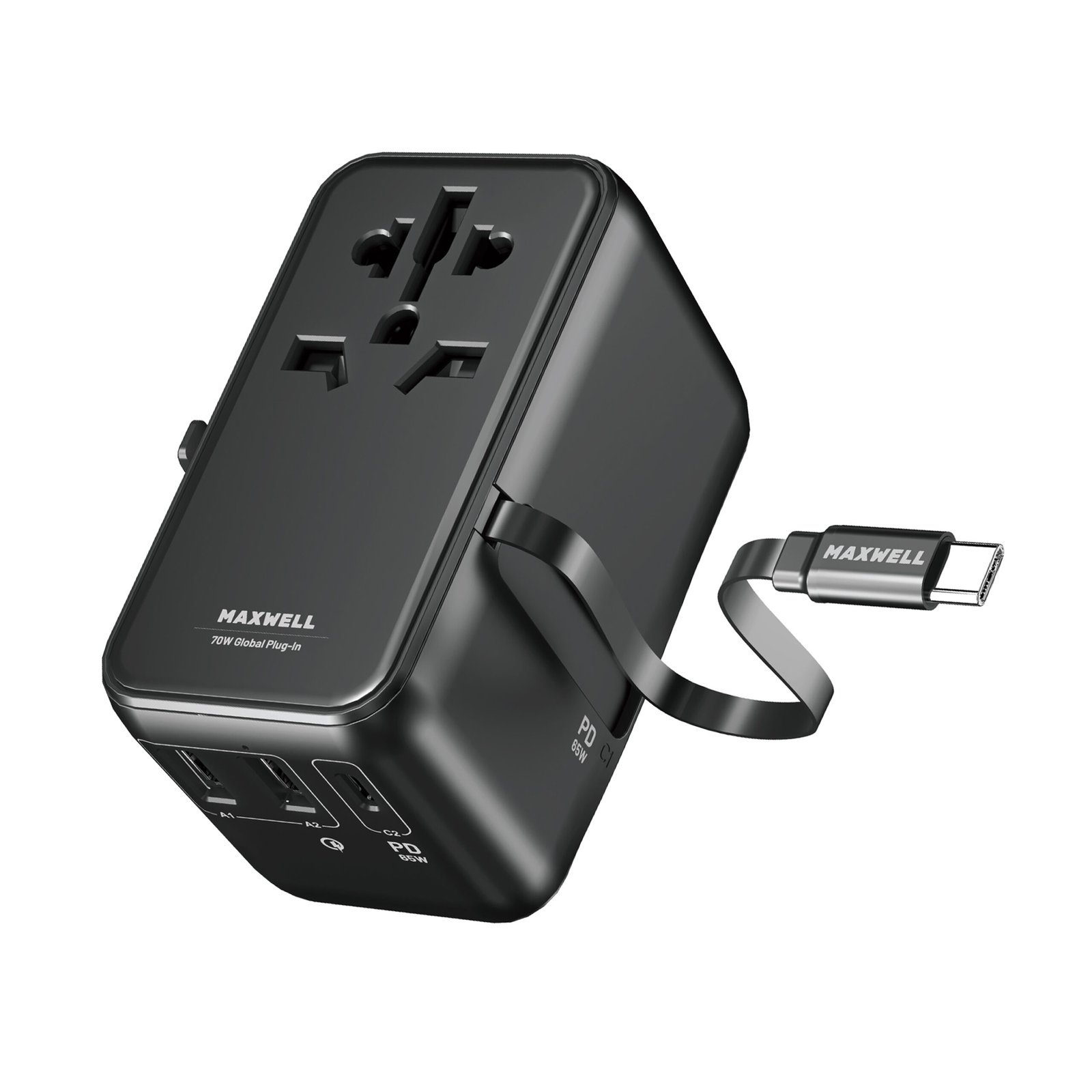 Maxwell PD 70W Universal Travel Adapter